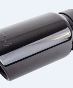 Go Rhino Exhaust Tip - Black Chrome - ID 4in x L 10in x OD 5in