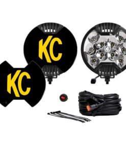 KC HiLiTES 100 6" SlimLite LED - 2-Light System - 50W Spot Beam
