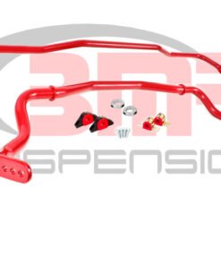 BMR 15-17 S550 Mustang Front & Rear Sway Bar Kit w/ Bushings - Red
