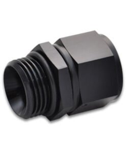 Vibrant -6AN Female to -8AN Male Straight Cut Adapter with O-Ring