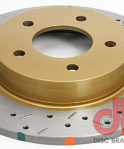 DBA 04-05 Mazda 3 2.3L / 06+ MazdaSpeed3 Rear Drilled & Slotted 4000 Series Rotor
