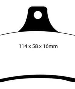 EBC 03-04 Pontiac GTO 5.7 (Solid Rear Rotors) Yellowstuff Rear Brake Pads