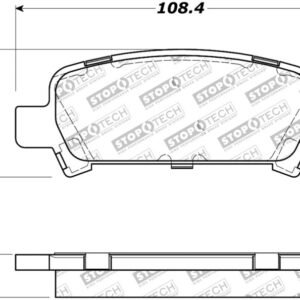 StopTech Street Touring 02-03 WRX Rear Brake Pads