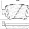 StopTech 14-19 Volkswagen GTI Rear Street Brake Pads w/Shims