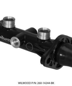 Wilwood Tandem Remote Master Cylinder - 1 1/8in Bore Black