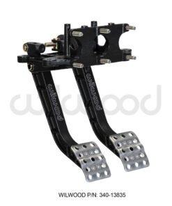 Wilwood Adjustable Dual Pedal - Brake / Clutch - Rev. Swing Mount - 5.1:1