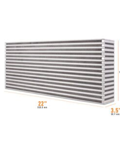 Mishimoto Universal Air-to-Air Intercooler Core - 22in / 6in / 3.5in