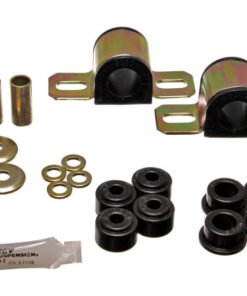 Energy Suspension 84-01 Jeep Cherokee Black Frt 25mm Sway Bar Bushing Set w/End Link Bushings