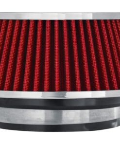 Spectre Adjustable Conical Air Filter 2-1/2in. Tall (Fits 3in. / 3-1/2in. / 4in. Tubes) - Red