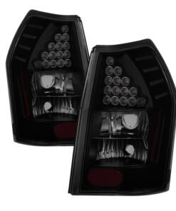 xTune Dodge Magnum 05-08 LED Tail Lights - Black Smoked ALT-JH-DMAG05-LED-BSM