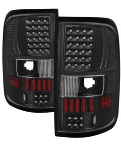 Xtune Ford F150 Styleside 04-08 (Not Fit Heritage & SVT) LED Tail Lights Black ALT-ON-FF15004-LED-BK
