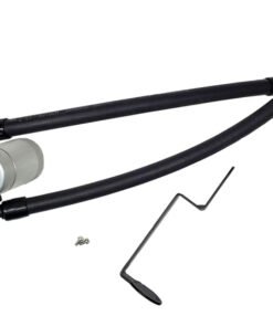 J&L 2021 Ford Bronco 1.5L EcoBoost Passenger Side Oil Separator 3.0 - Clear Anodized