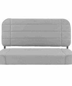 Smittybilt Standard Rear Seat for 1955-1995 Jeep CJ5/ CJ7/ CJ8 Scrambler/ Wrangler YJ - Gray Denim