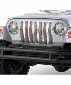 Smittybilt Tubular Front Bumper for Jeep Wrangler TJ/YJ - without Hoop - Gloss Black - JB44-FN
