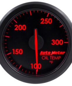 Autometer Airdrive 2-1/6in Oil Temp Gauge 100-300 Degrees F - Black