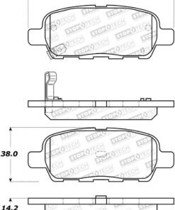 StopTech Sport Brake Pads w/Shims and Hardware - Rear