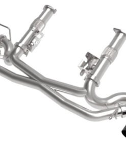AFe MACH Force-Xp 304 Stainless Steel Cat-Back Exhaust Black 2020 Chevrolet Corvette C8