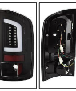 Spyder 03-06 Dodge Ram 2500/3500 V3 Light Bar LED Tail Light - Black (ALT-YD-DRAM02V3-LBLED-BK)