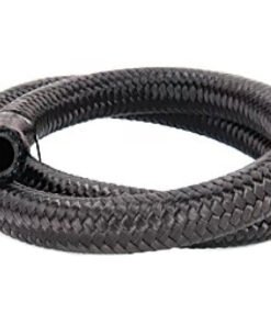 Torque Solution Nylon Braided Rubber Hose -10AN 2ft (0.56in ID)