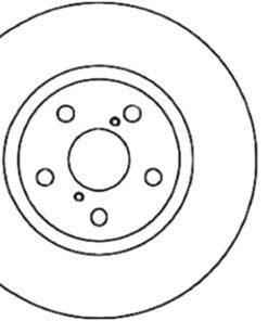 StopTech Sport Slotted 91-95 Toyota MR2 Cryo Front Left Rotor