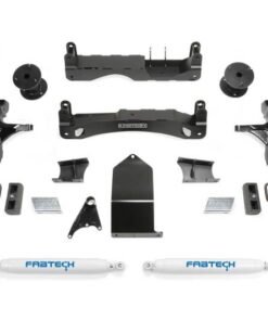 Fabtech 14-18 GM C/K1500 w/OE Forged UCA 4in Basic System w/Perf. Shocks