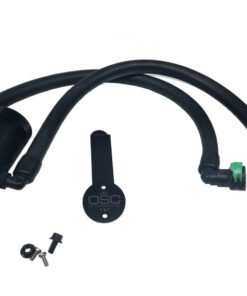 J&L 15-18 Ford Mustang EcoBoost Driver Side Oil Separator 3.0 - Black Anodized