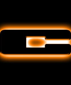 ORACLE Lighting Universal Illuminated LED Letter Badges - Matte Black Surface Finish - C