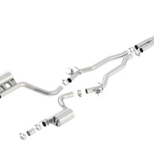 Borla 15-16 Dodge Challenger Hellcat 6.2L V8 ATAK w/ Valve Simulator CB Exhaust Factory Valance