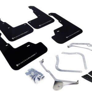 Rally Armor 15+ Subaru WRX & STi Sedan Only UR Black Mud Flap w/ Silver Logo