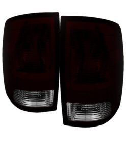 Xtune Dodge Ram 1500 09-15 OEM Style Tail Lights Dark Red ALT-JH-DR09-OE-RSM