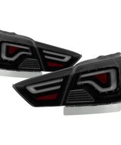 xTune 14-18 Chevy Impala (Excl 14-16 Limited) LED Tail Lights - Black Smoke (ALT-JH-CIM14-LBLED-BSM)