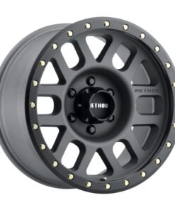 Method MR309 Grid 17x8.5 0mm Offset 6x5.5 108mm CB Titanium/Black Street Loc Wheel