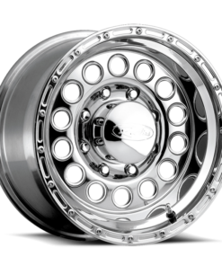 Raceline 887 Rock Crusher 16x8in / 8x165.1 BP / -20mm Offset / 130.81mm Bore - Polished Wheel