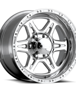 Raceline 886 Renegade 17x9in / 5x127 BP / 0mm Offset / 83.82mm Bore - Polished Wheel