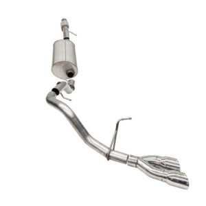 Corsa 21-22 Chevrolet Tahoe 4DR 5.3L 4WD Single Side 3in Sport Cat-Back 4in Polished DW Round Tip