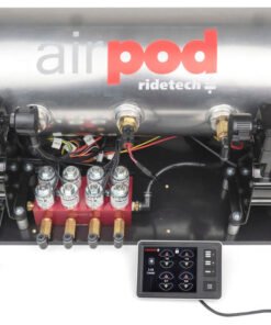 Ridetech RidePro E5 Air Ride Suspension Control System 5 Gallon Dual Compressor AirPod 1/4in Valves
