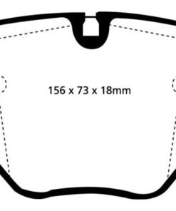 EBC 00-04 BMW M5 5.0 (E39) Yellowstuff Front Brake Pads