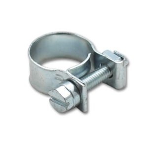 Vibrant Inj Style Mini Hose Clamps 13-15mm clamping range Pack of 10 Zinc Plated Mild Steel
