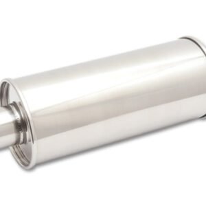 Vibrant StreetPower Round Muff 5inx9inx14in long Muff body 3in inlet I.D. x3in outlet Center-Center