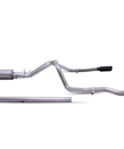 Gibson 19-22 GMC Sierra 1500 4.3-5.3L 3in/2.5in Cat-Back Dual Extreme Exhaust Stainless -Black Elite