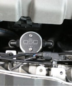 J&L 13-18 Ford Focus ST Front Oil Separator 3.0 - Clear Anodized