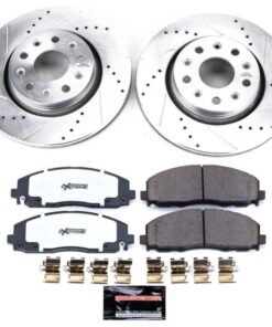 Power Stop 18-19 Jeep Wrangler Front Z36 Truck & Tow Brake Kit