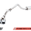 AWE Tuning 2019+ Ford Ranger 0FG Performance Exhaust System w/Chrome Silver Tips & Bash Guard