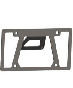 Road Armor Universal Front License Plate Mount- Tex Blk