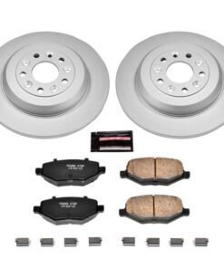Power Stop 11-15 Ford Edge Rear Z17 Evolution Geomet Coated Brake Kit