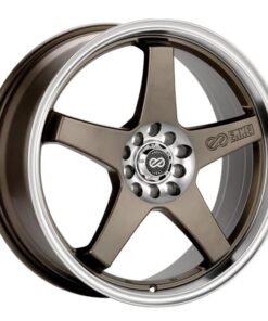 Enkei EV5 18x7.5 5x100/114.3 38mm Offset 72.6 Bolt Diameter Matte Bronze w/ Machined Lip Wheel
