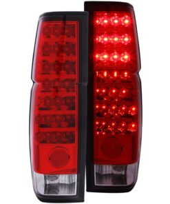 ANZO 1986-1997 Nissan Hardbody LED Taillights Red/Clear
