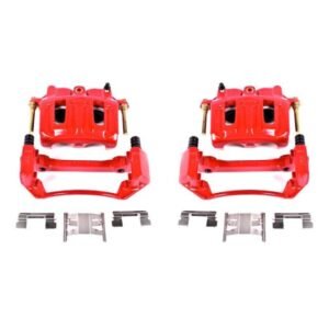 Power Stop 99-03 Ford F-150 Front Red Calipers w/Brackets - Pair