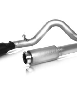 Gibson 14-15 GMC Sierra 1500 SLT 5.3L 4in Patriot Skull Series Cat-Back Single Exhaust - Stainless