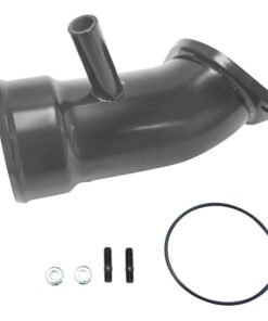 Wehrli 17-19 Chevrolet 6.6L L5P Duramax 3.5in Intake Horn w/PCV Port - WCFab Grey